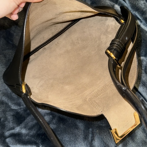 Fendi Black Leather Croissant Shoulder Bag - Picture 4 of 6